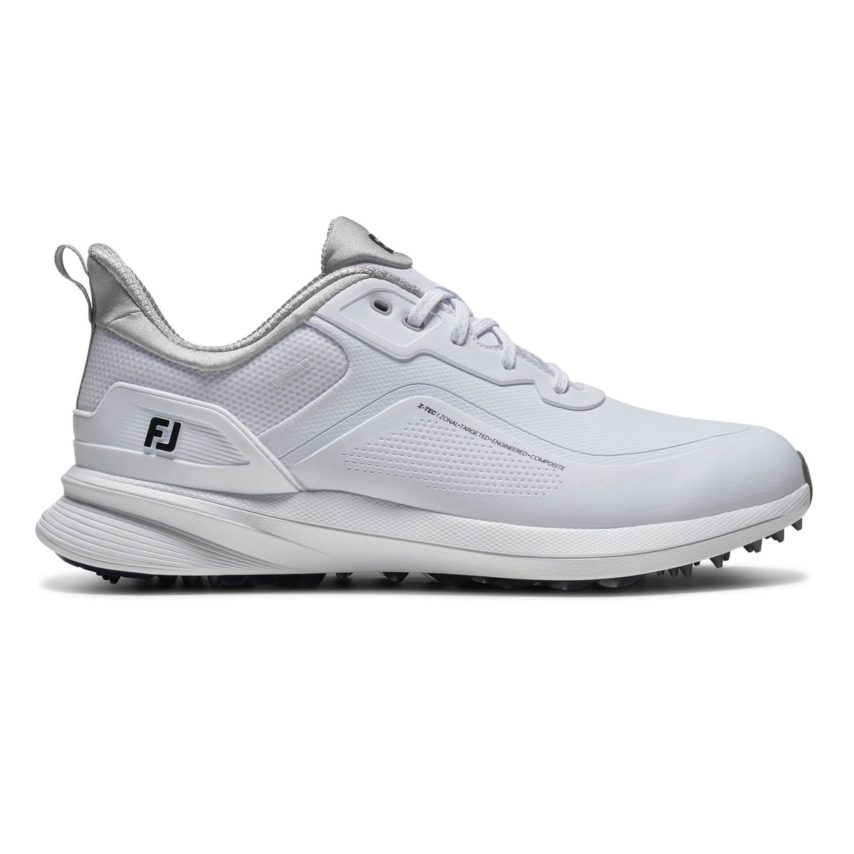 FootJoy Pro/SL Spikeless Golf Shoes - White, White & Grey