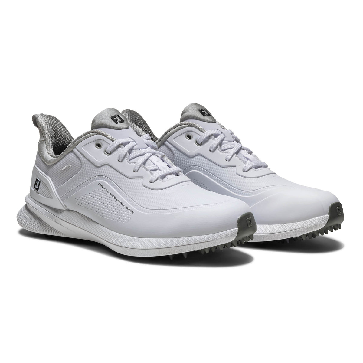FootJoy Pro/SL Spikeless Golf Shoes - White, White & Grey