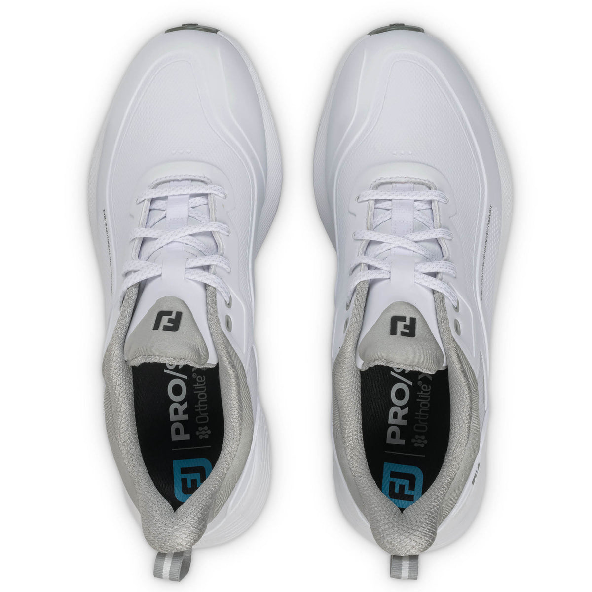 FootJoy Pro/SL Spikeless Golf Shoes - White, White & Grey