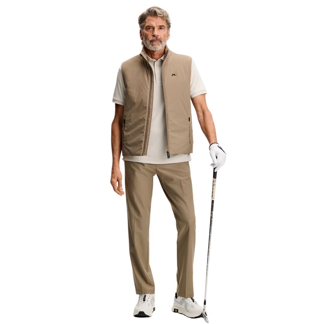 J Lindeberg Tour Tech Polo Shirt - Moonbeam
