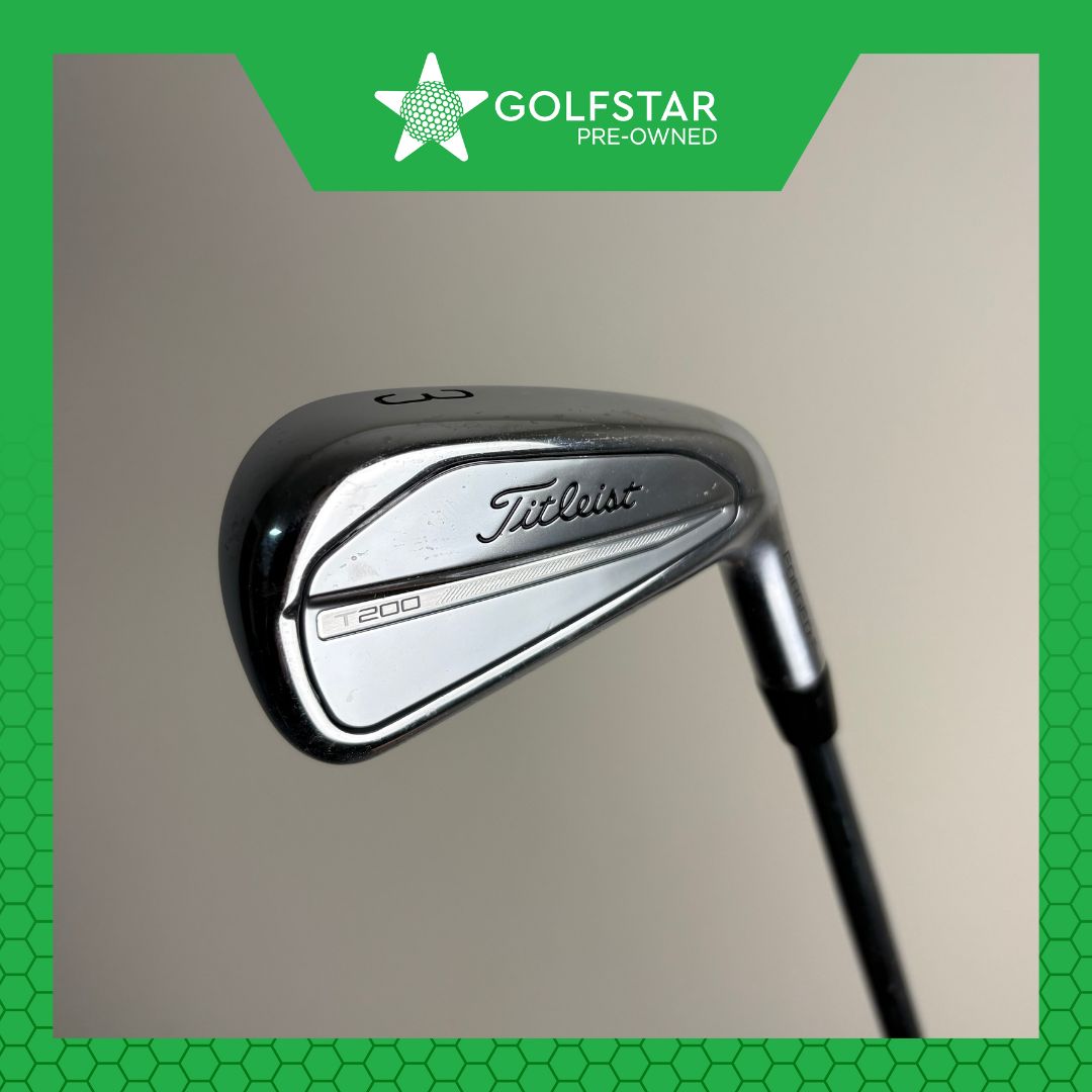 Titleist T200U 3 Iron - Dynamic Gold Tour Issue X100 - MCC +4 Grey/Black Align