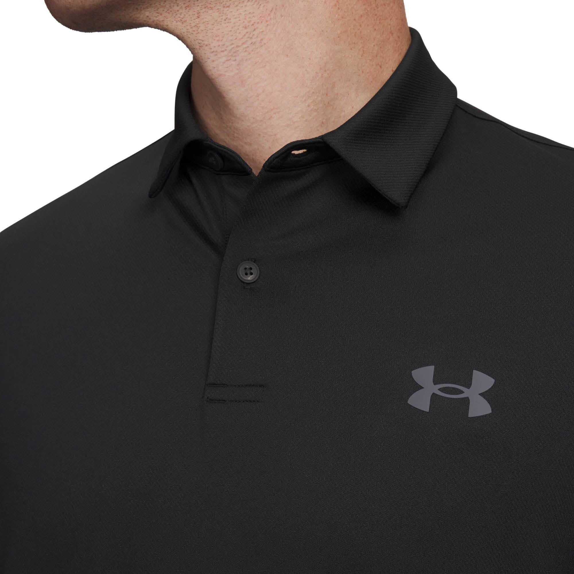 Under Armour Matchplay Polo Shirt - Black & Castlerock