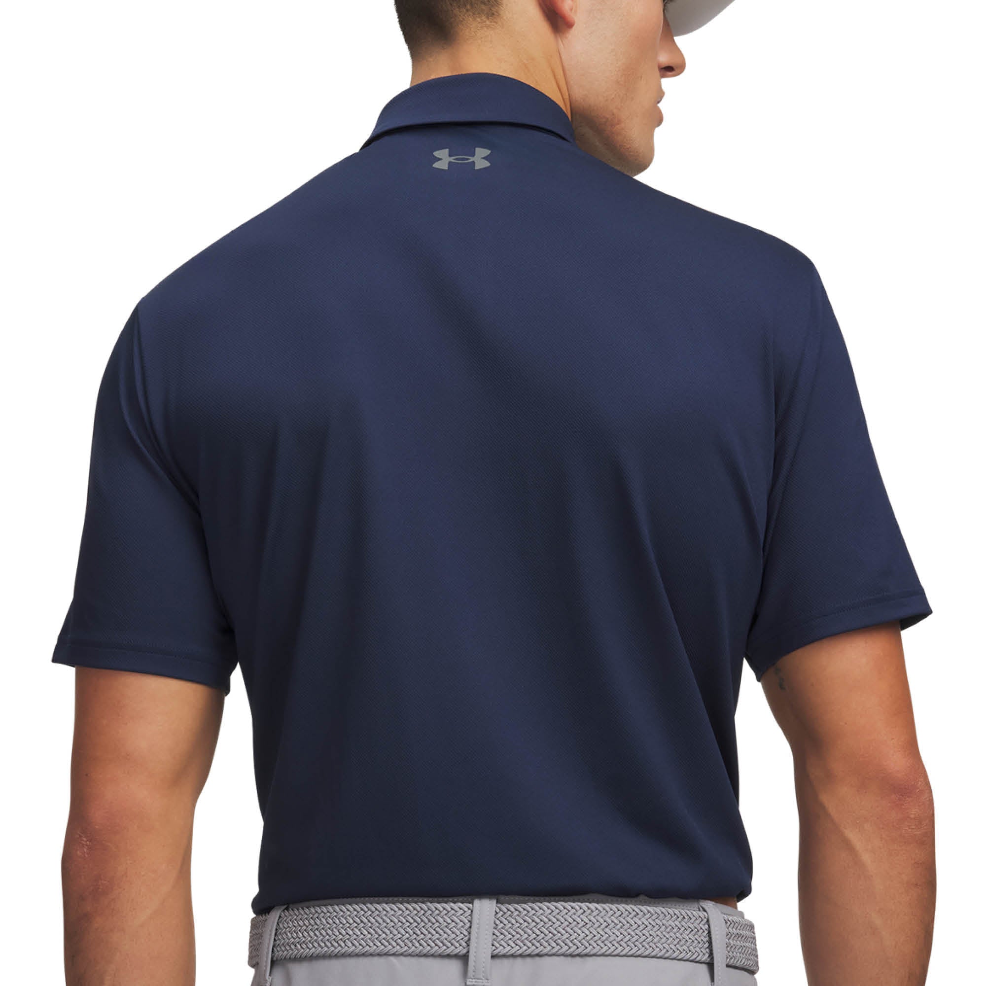 Under Armour Matchplay Golf Polo Shirt - Navy Academy & Pitch Grey