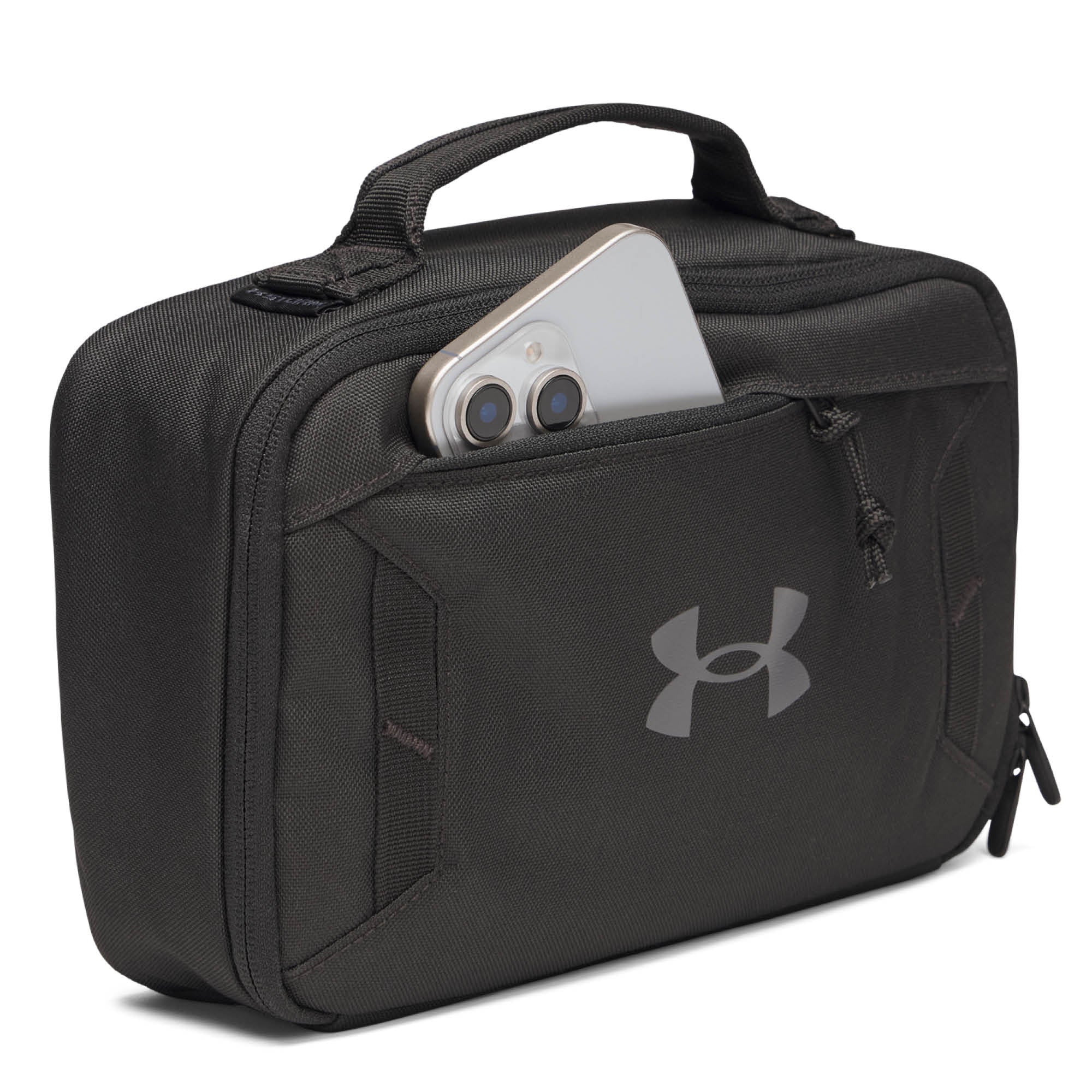 Under Armour Hustle Travel Kit - Black & Castlerock