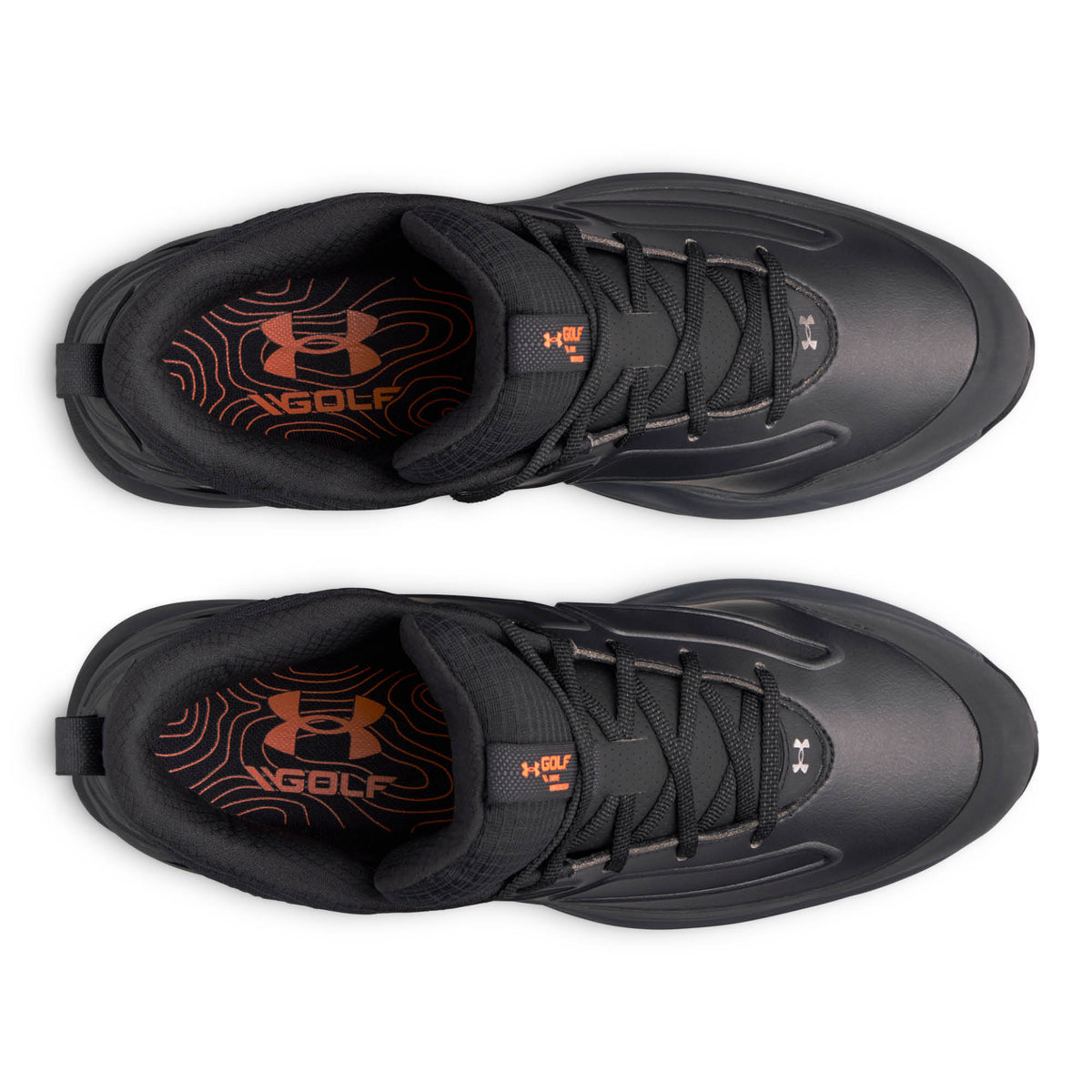 Under Armour Drive Winterized Spiked Golf Boots - Anthracite, Clay Green & Metallic Gun Metal