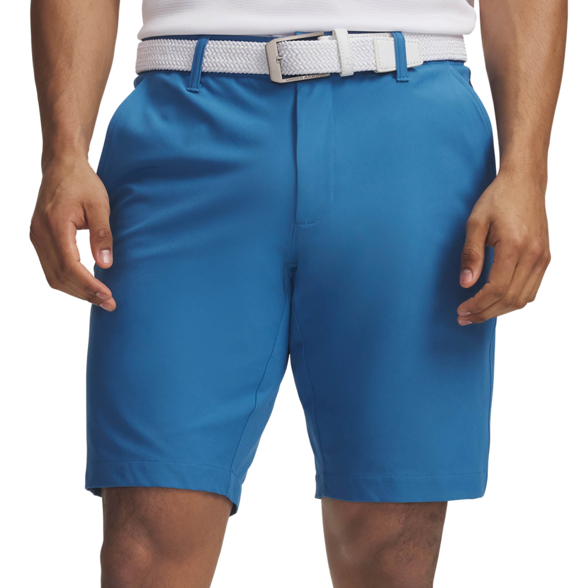 Under Armour Drive Tapered Golf Shorts - Aegean Blue & Halo Grey