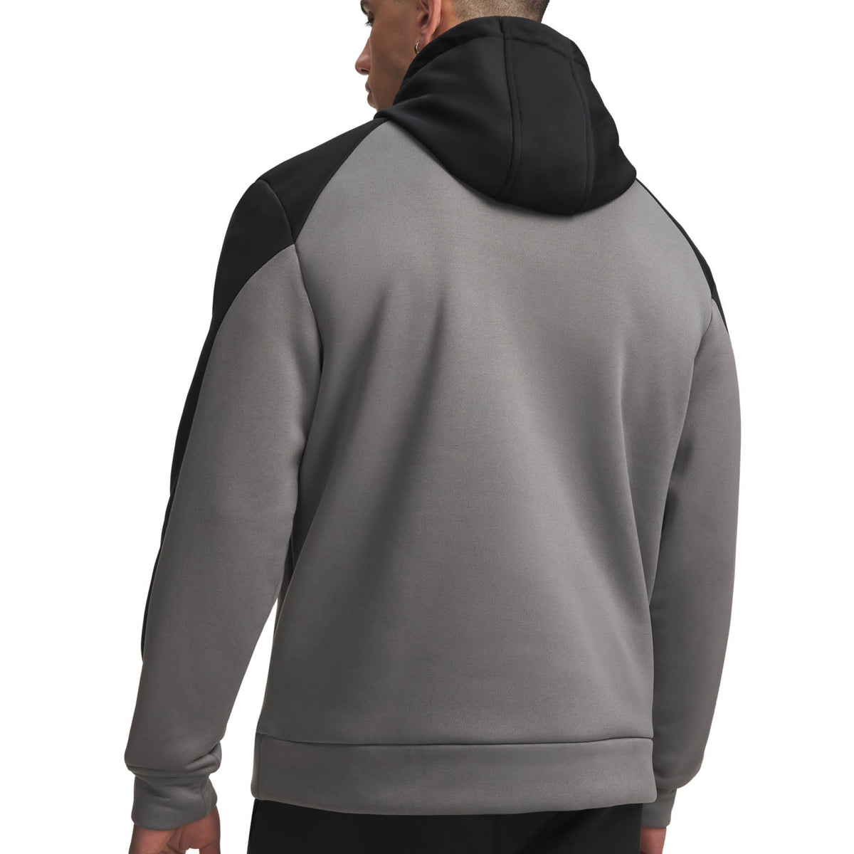 Under Armour Fleece Winterized Golf Hoodie - Clay Green, Ultimate Black & White