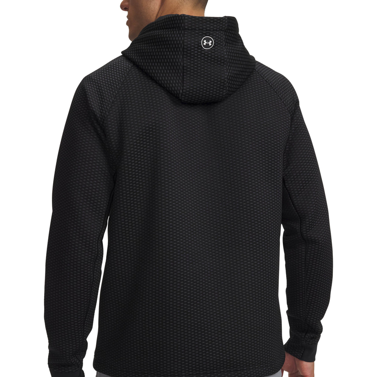 Under Armour Drive Pro Hybrid Golf Hoodie AW26 - Black & White