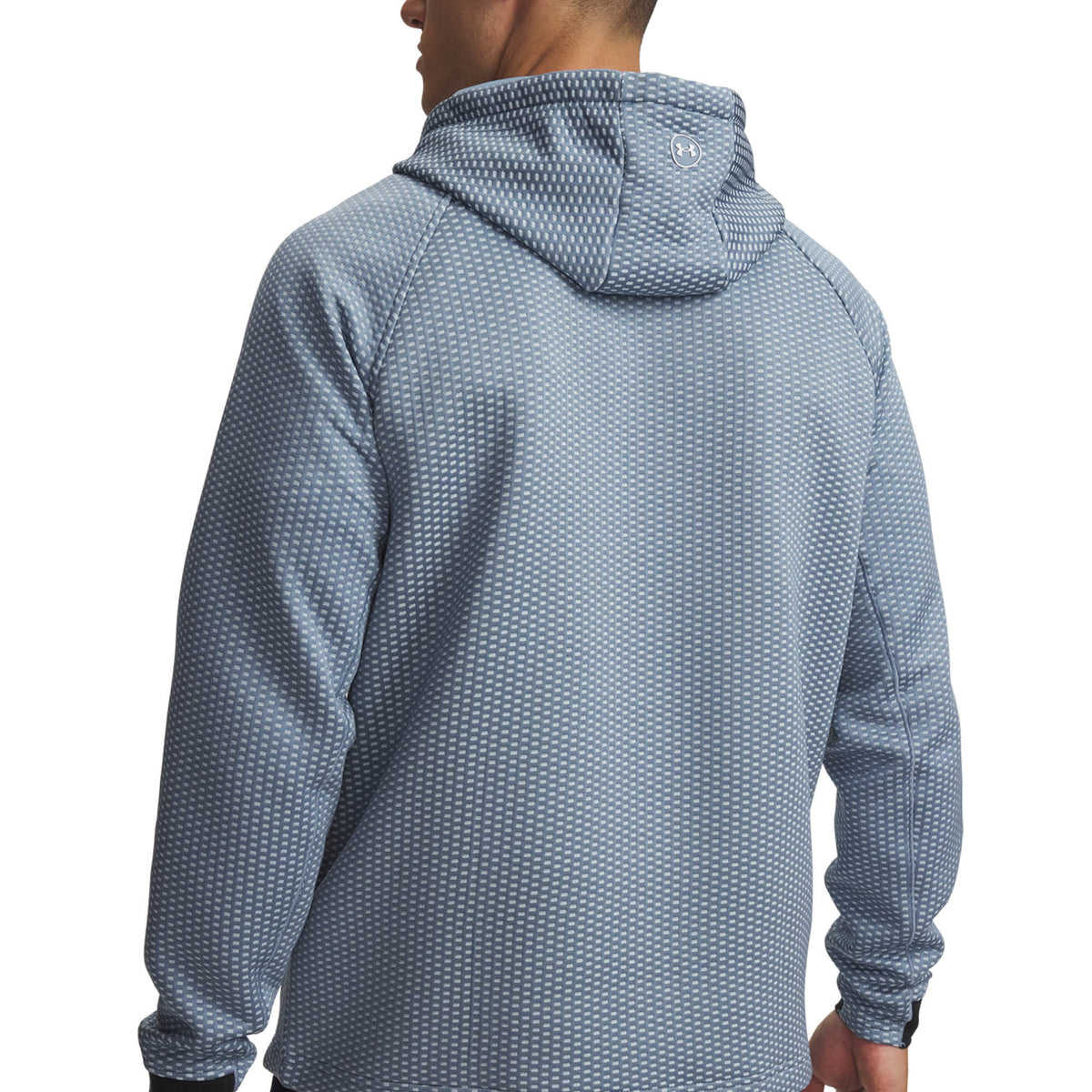 Under Armour Drive Pro Hybrid Golf Hoodie AW26 - Blue Wind & White