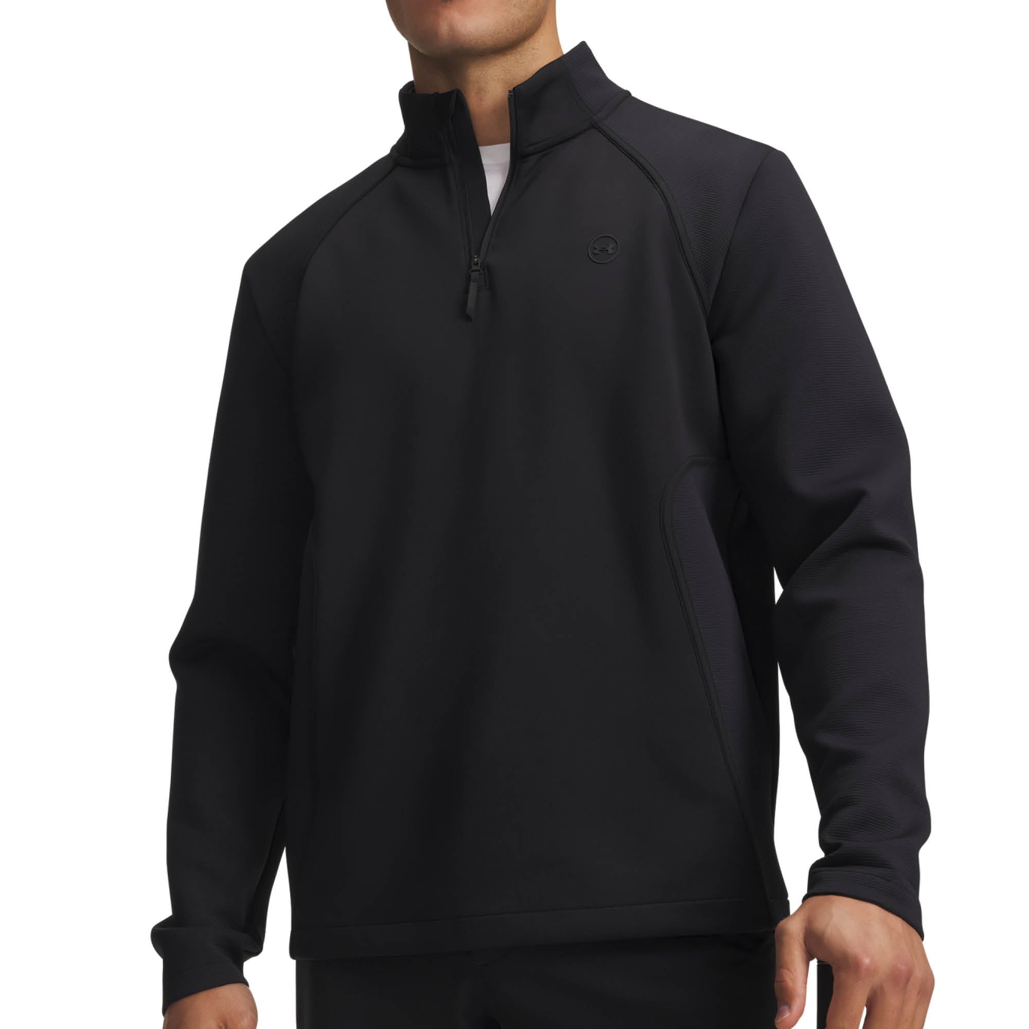 Under Armour Drive Golf Midlayer - Black & Black