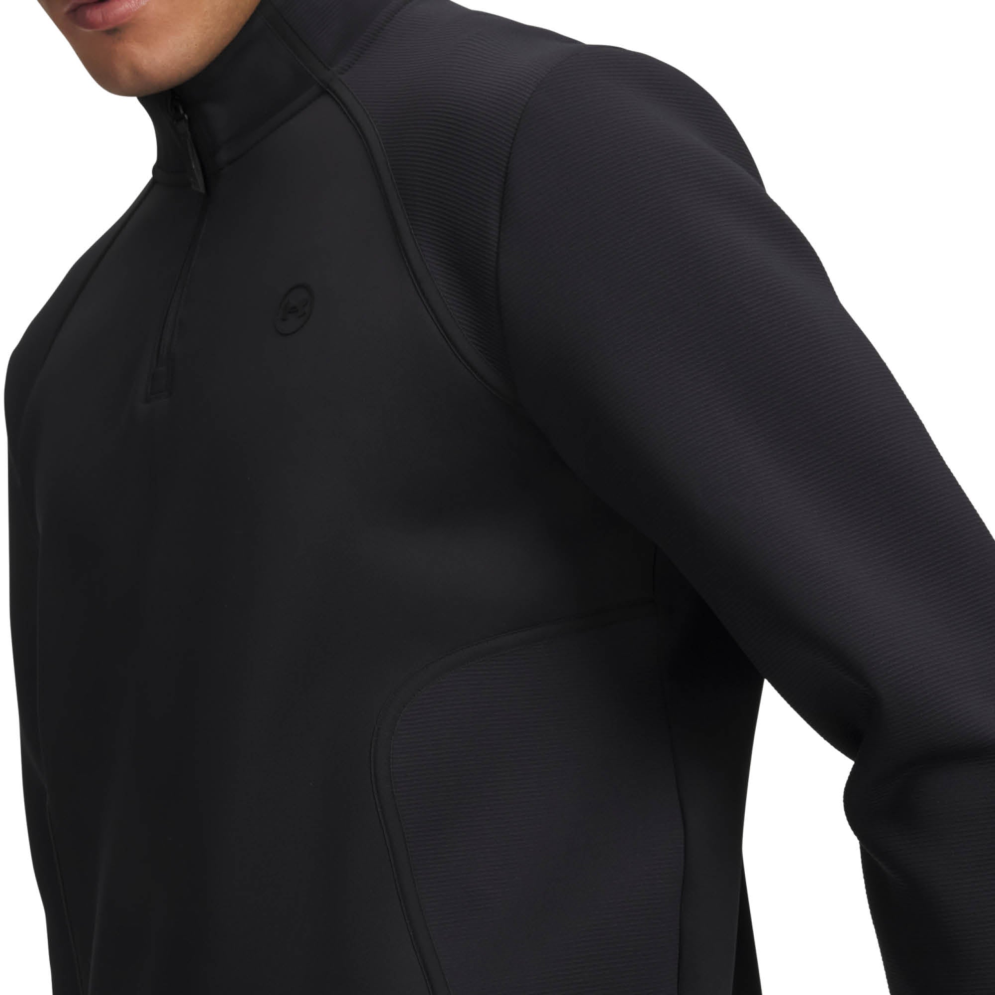 Under Armour Drive Golf Midlayer - Black & Black