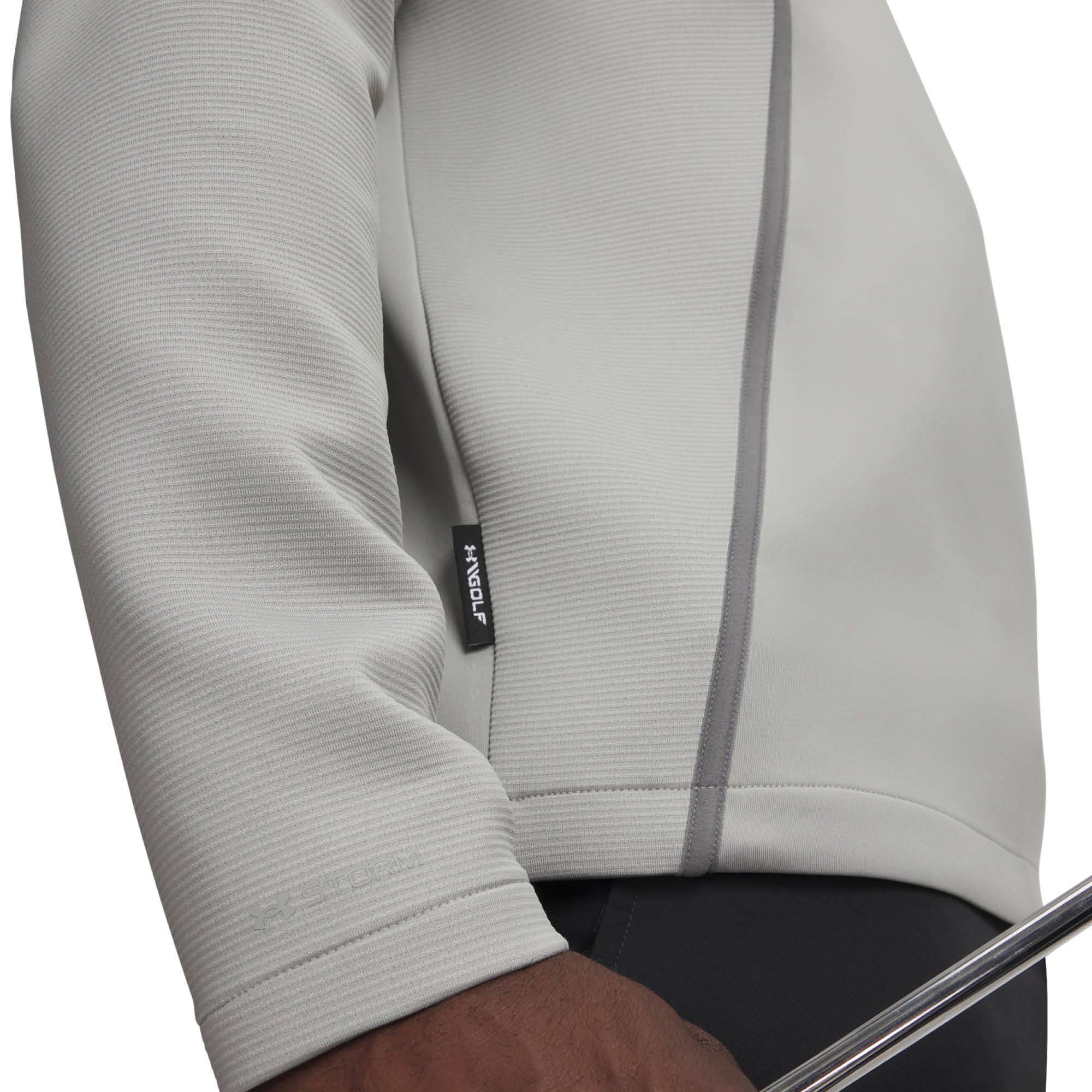 Under Armour Drive Golf Midlayer - Titanium & Clay Green