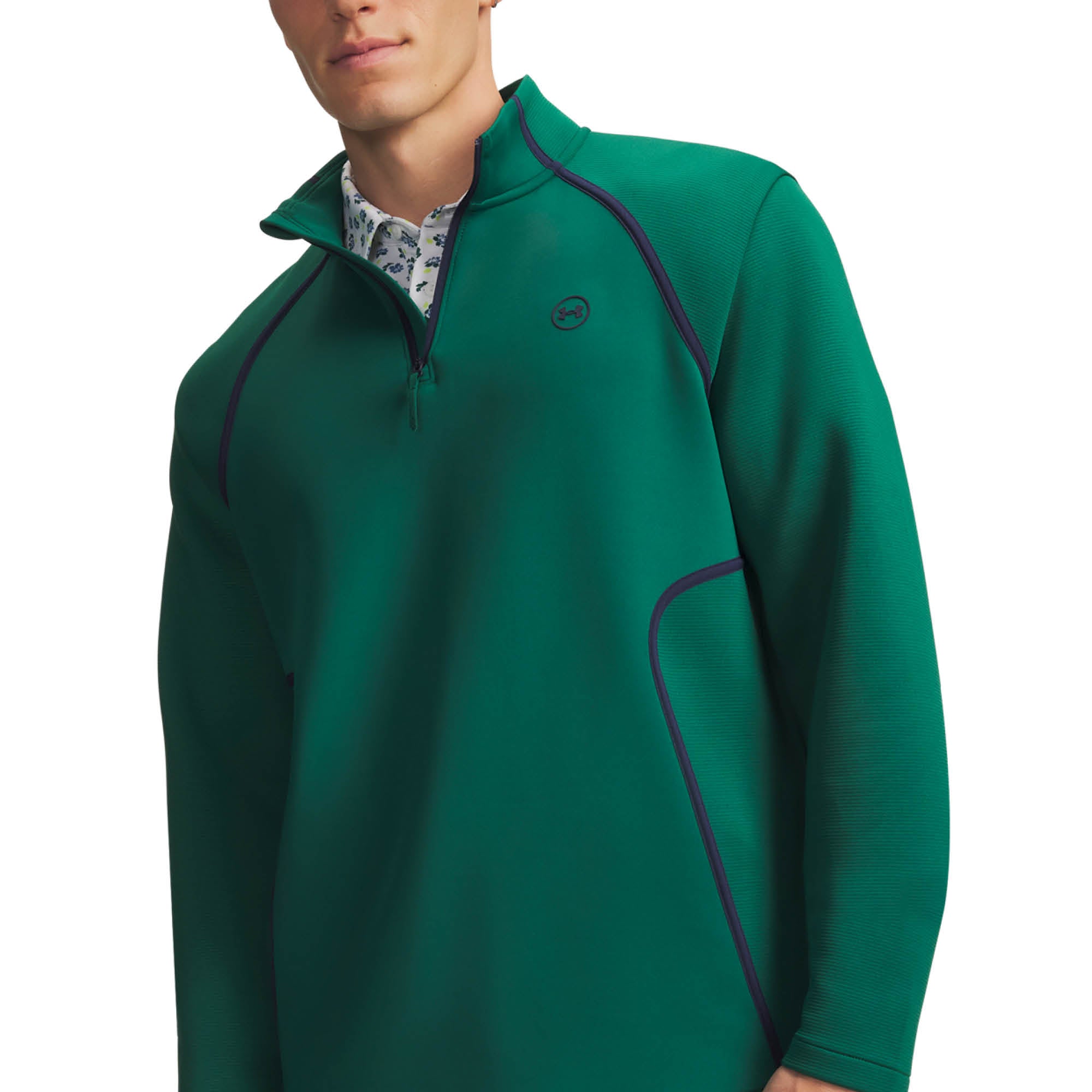 Under Armour Drive Golf Midlayer - Campus Ivy & Midnight Navy