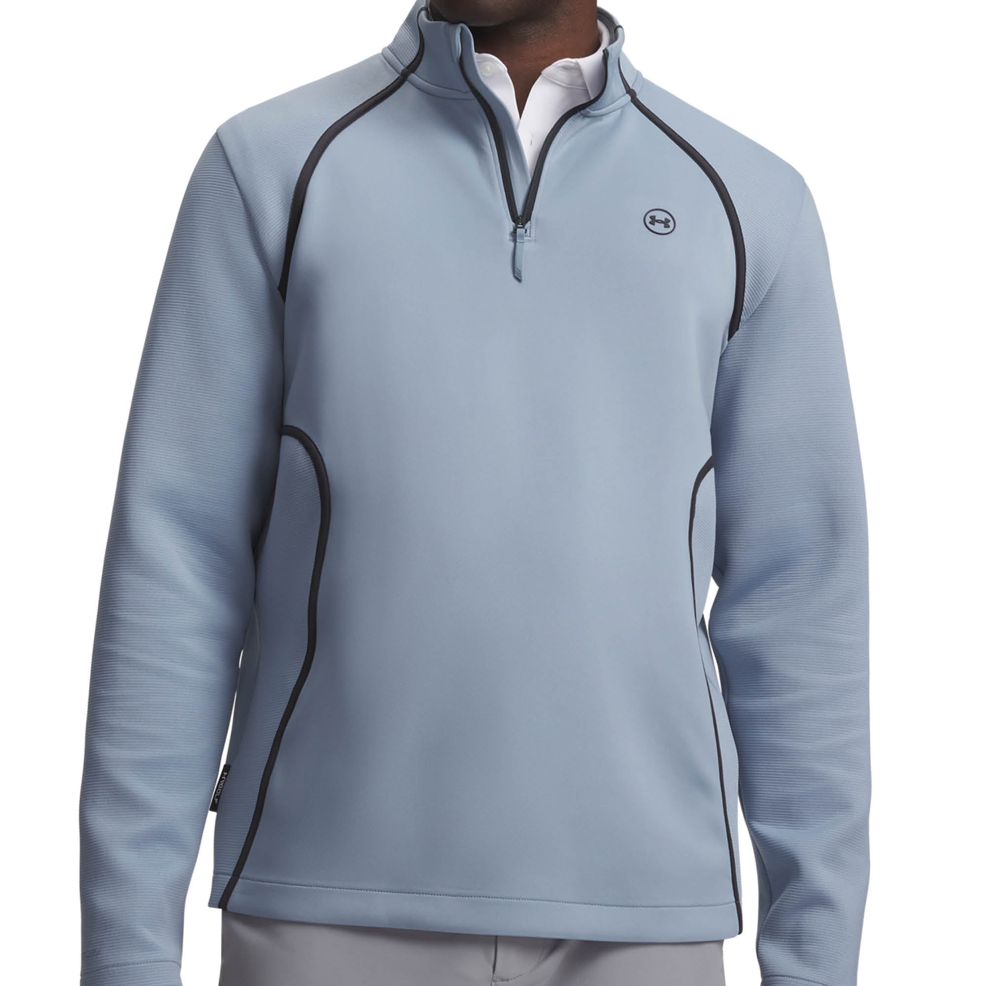 Under Armour Drive Golf Midlayer - Blue Wind & Anthracite