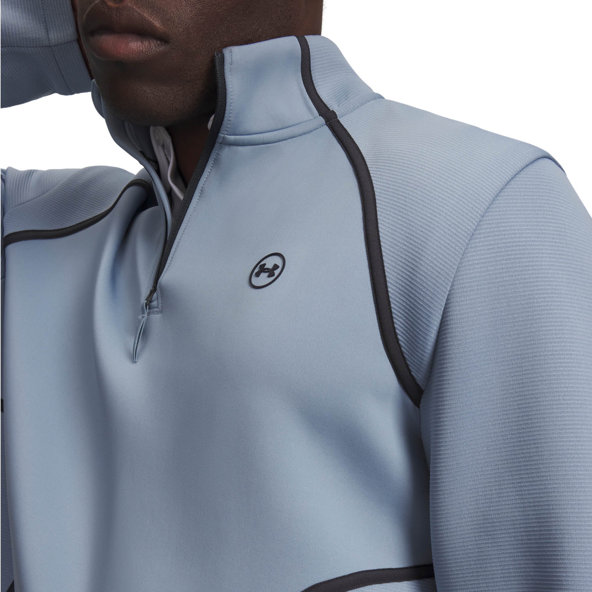 Under Armour Drive Golf Midlayer - Blue Wind & Anthracite