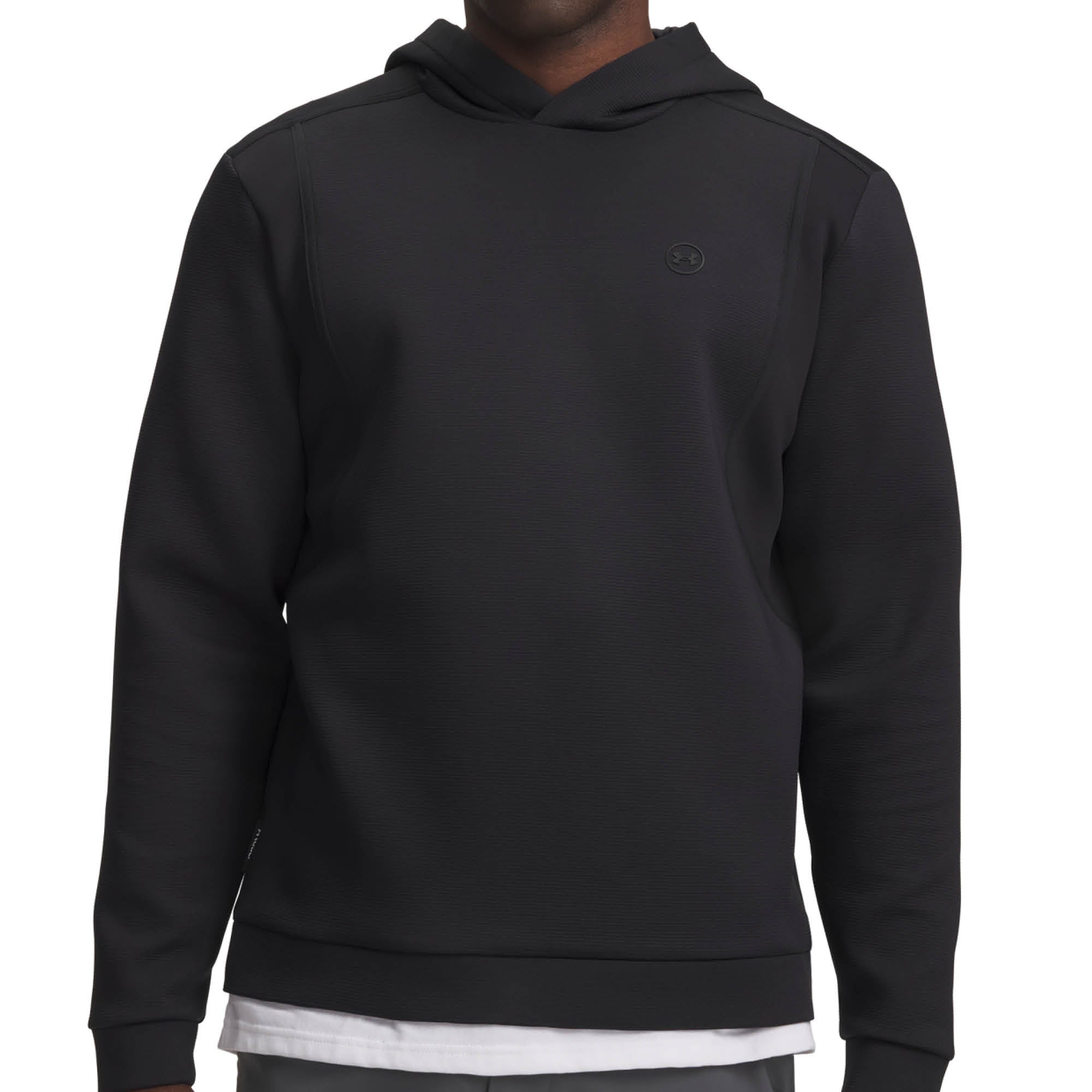 Under Armour Drive Midlayer Golf Hoodie - Black, Anthracite & Black