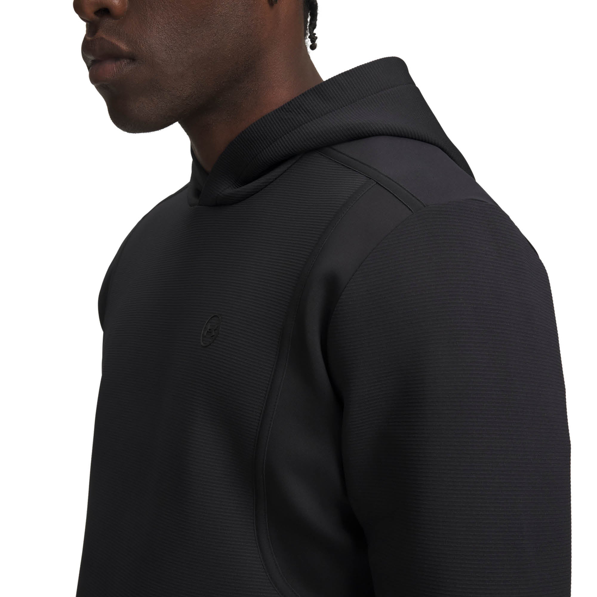 Under Armour Drive Midlayer Golf Hoodie - Black, Anthracite & Black