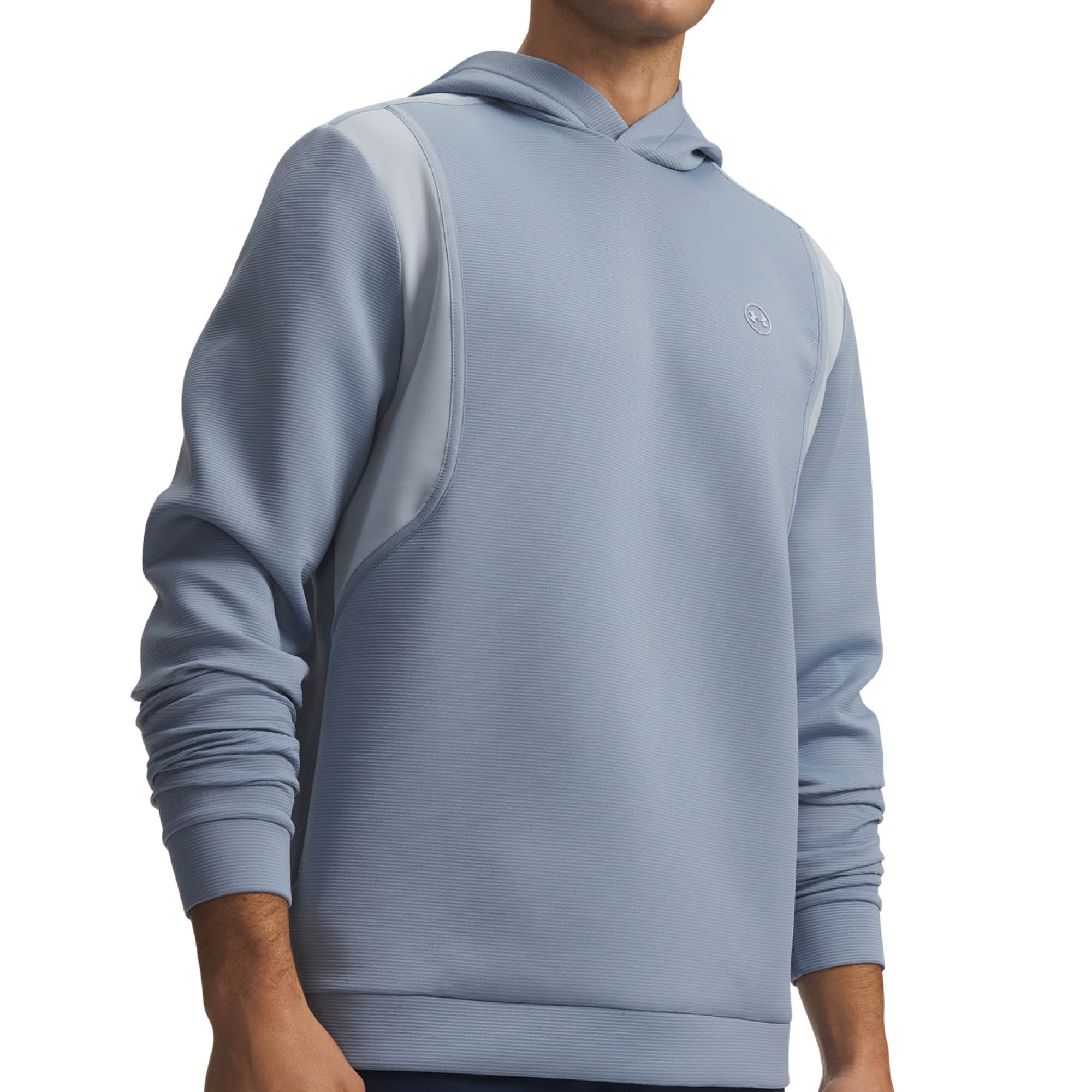 Under Armour Drive Midlayer Golf Hoodie - Blue Wind, Blue Fog & Blue Fog