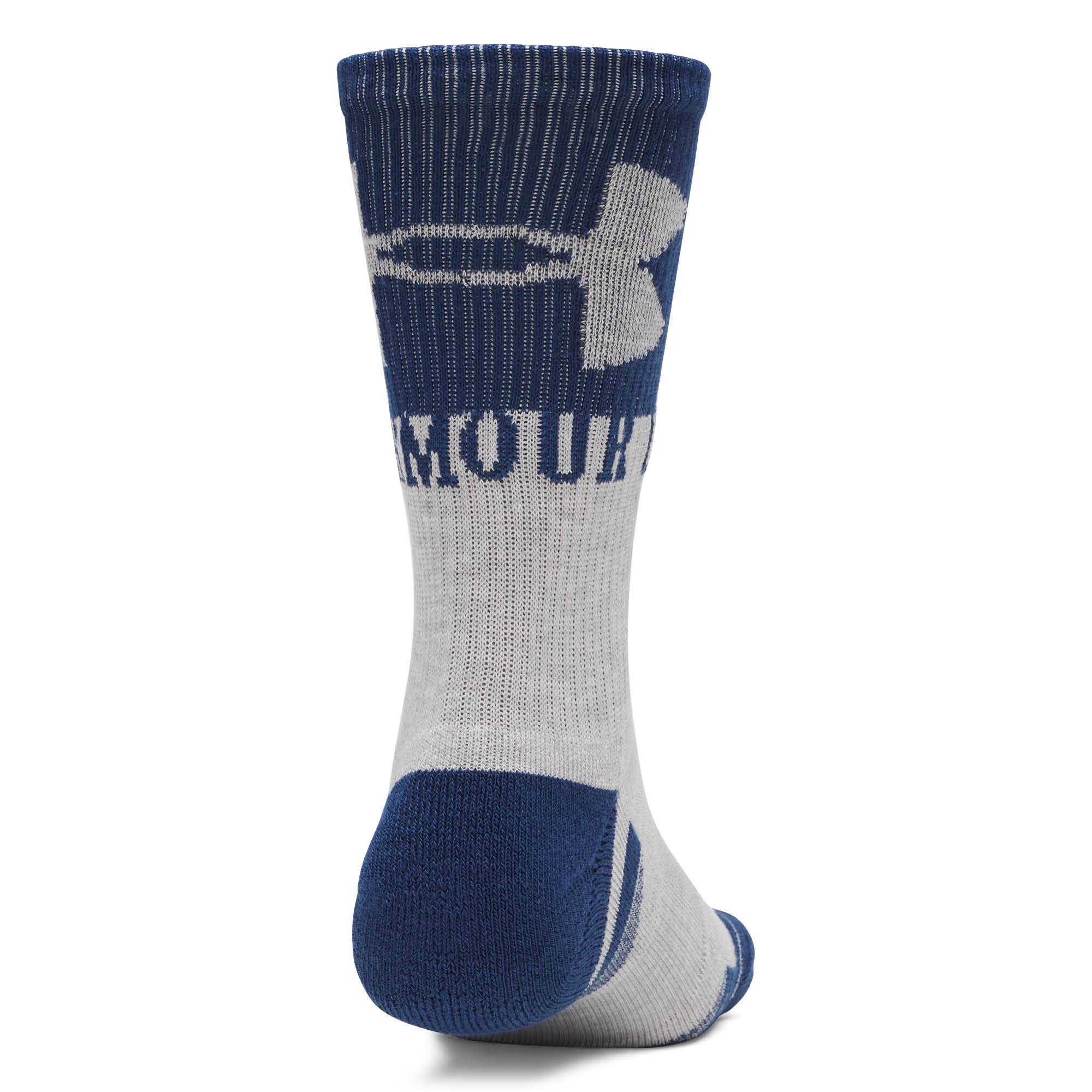 Under Armour Performance Tech Crew Golf Socks 3-Pack AW26 - Blackout Navy, White & Halo Grey - Size 7.5-12