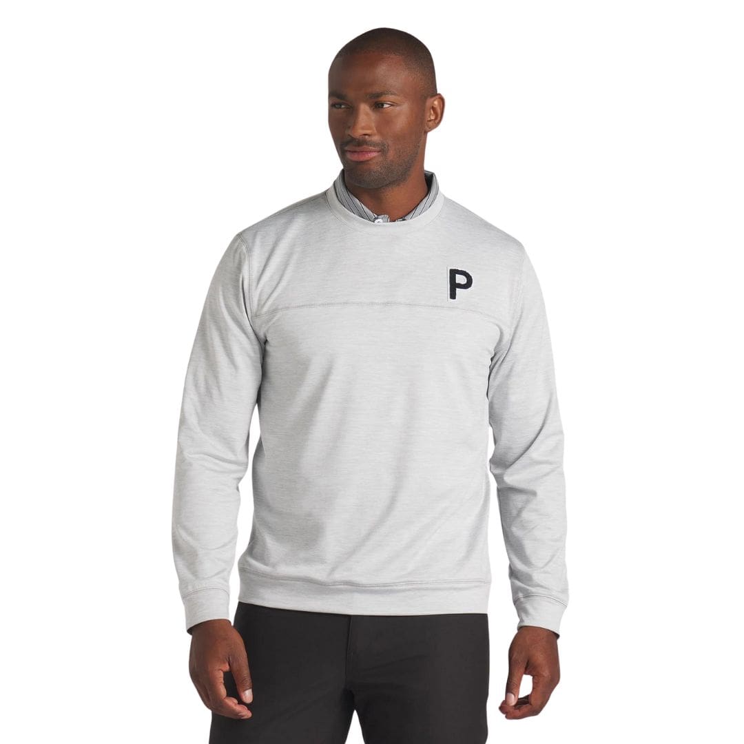 Puma Cloudspun Patch Crewneck (Ash Grey Heather)