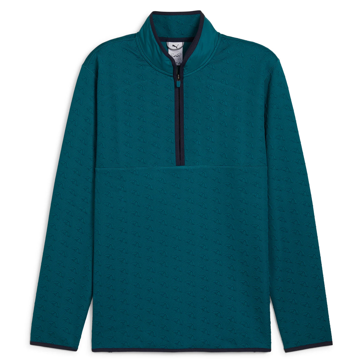 Puma X Arnold Palmer Jacquard 1/4 Zip - Green