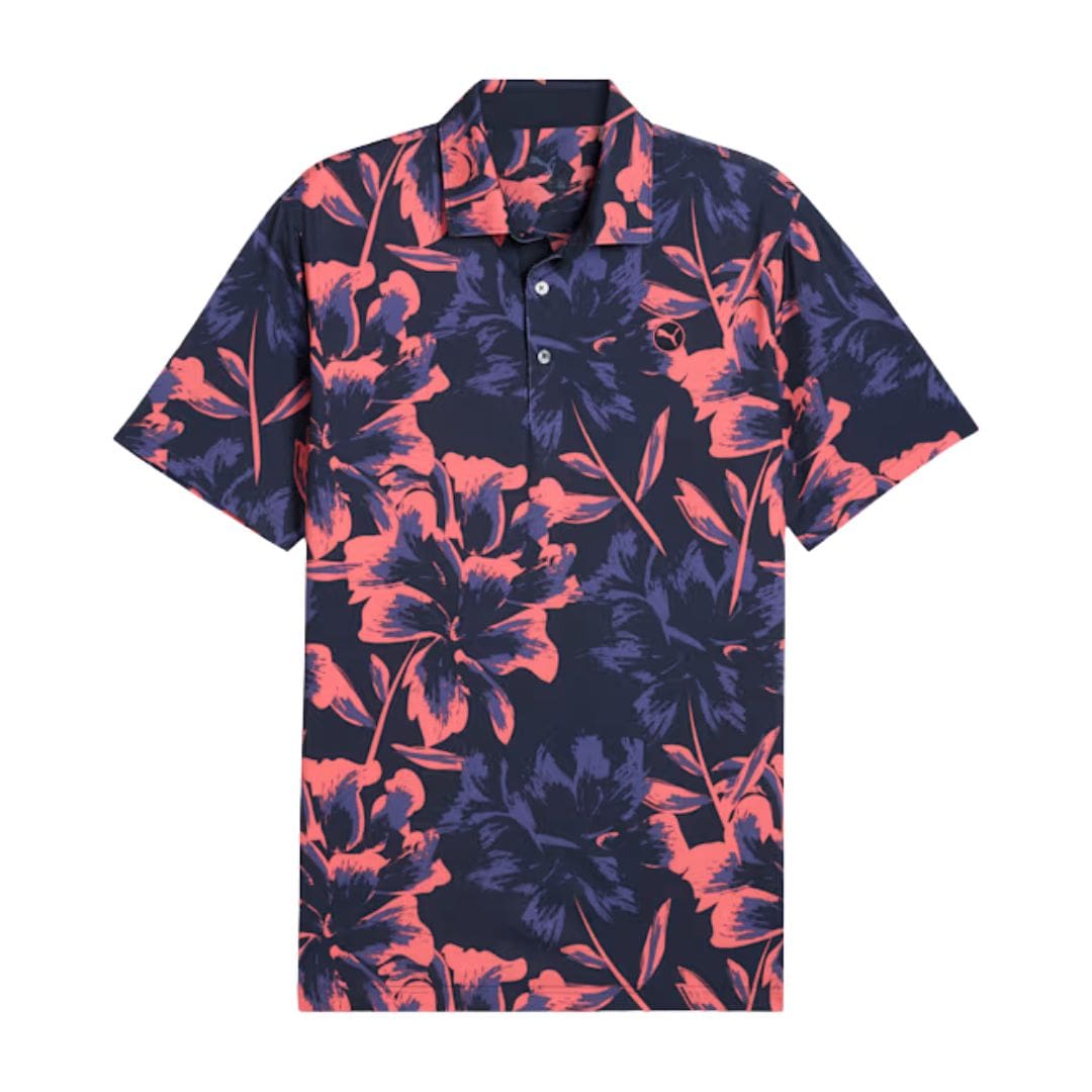 Puma MATTR Broken Flower Golf Polo