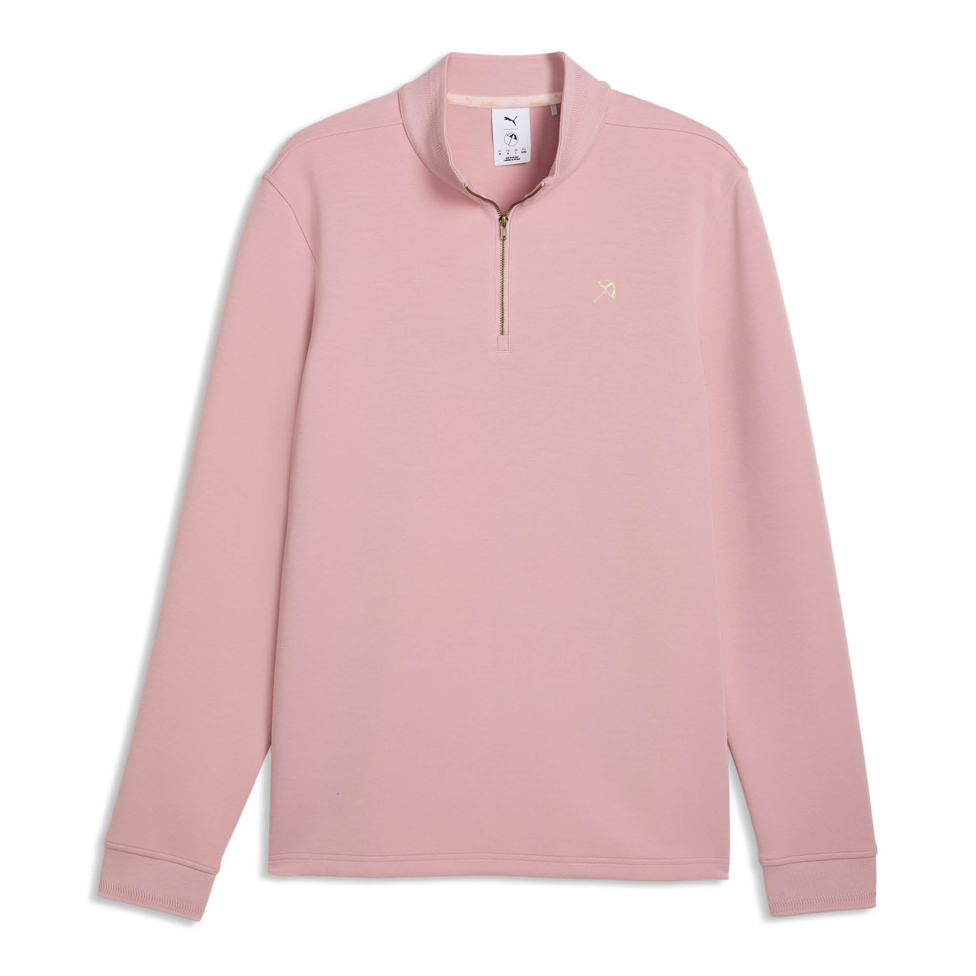 Puma X Arnold Palmer Cloudspun 1/4 Zip Golf Pullover - Rose Glow