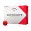 Callaway Supersoft Matte Golf Balls 2025 (Red)