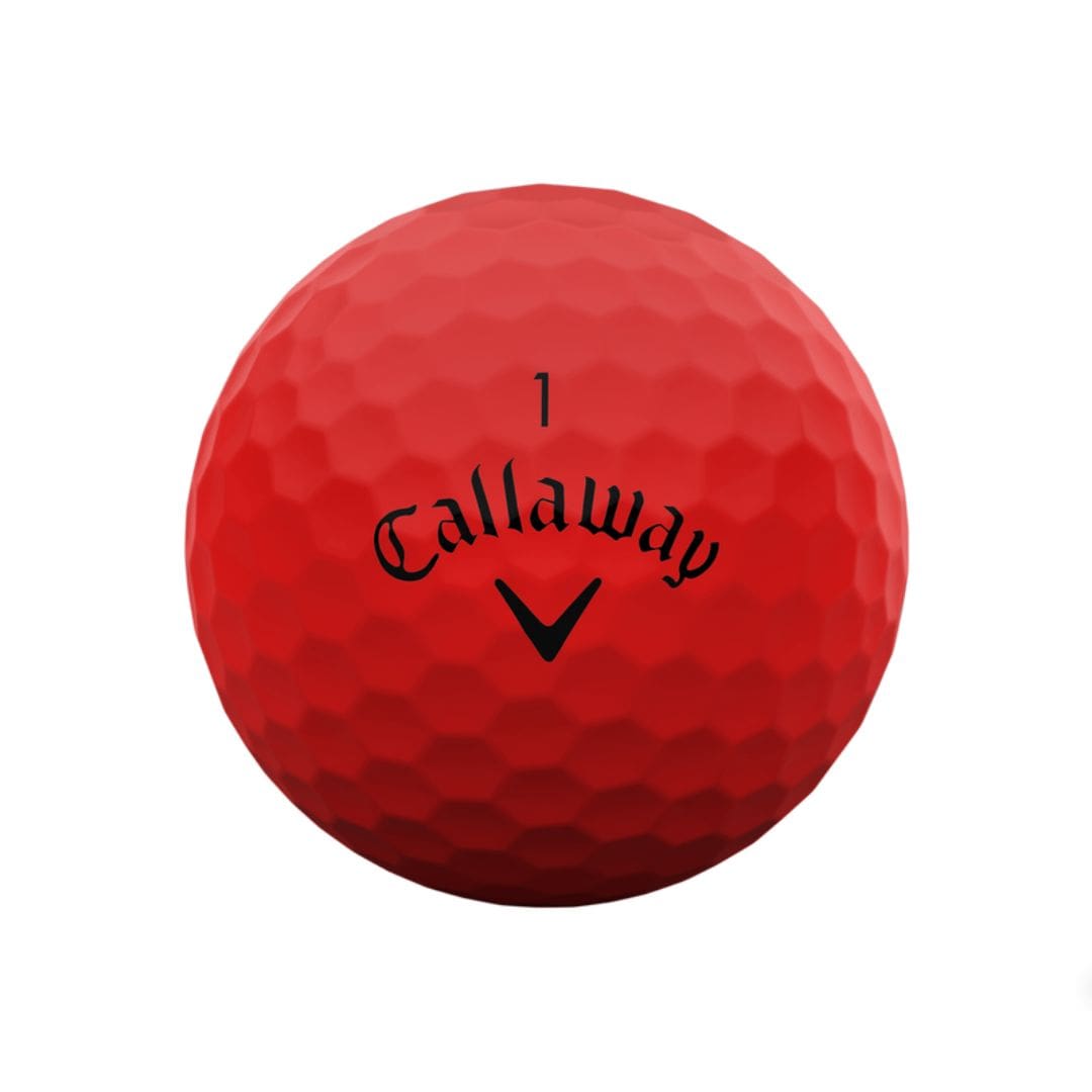 Callaway Supersoft Matte Golf Balls 2025 (Red)