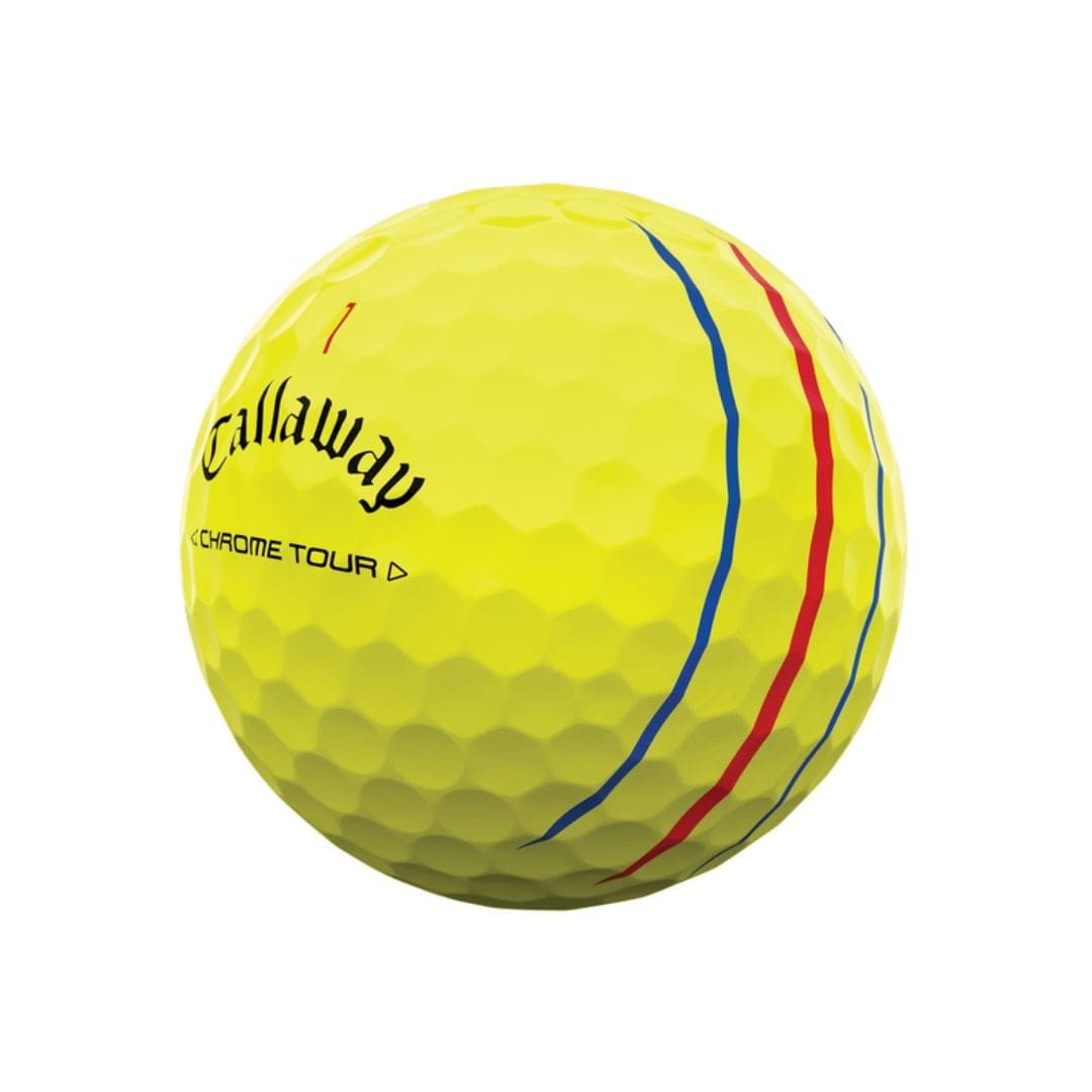 Callaway Chrome Tour Triple Track Golf Balls (Yellow)
