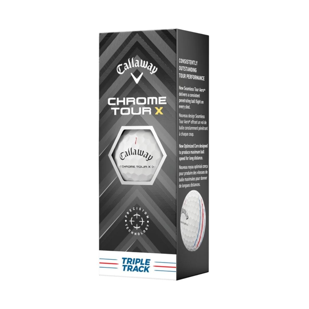4 DOZEN FOR THE PRICE OF 3 - Callaway Chrome Tour X TripleTrack Golf Balls (White)