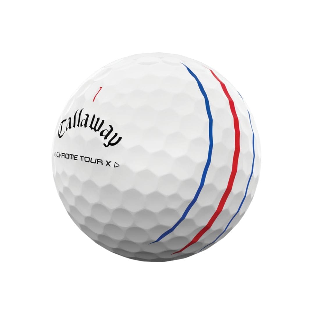 Callaway Chrome Tour X Triple Track Golf Balls (White)