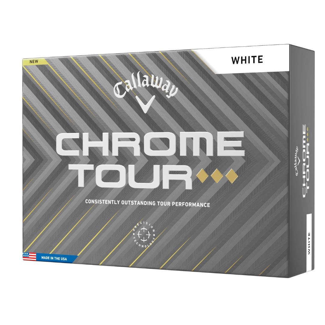 Callaway Chrome Tour Triple Diamond Golf Balls (White)