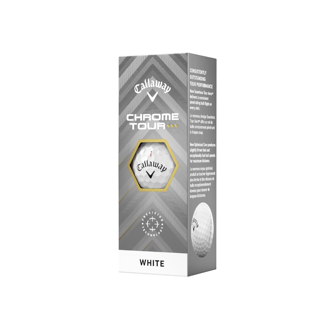 Callaway Chrome Tour Triple Diamond Golf Balls (White)