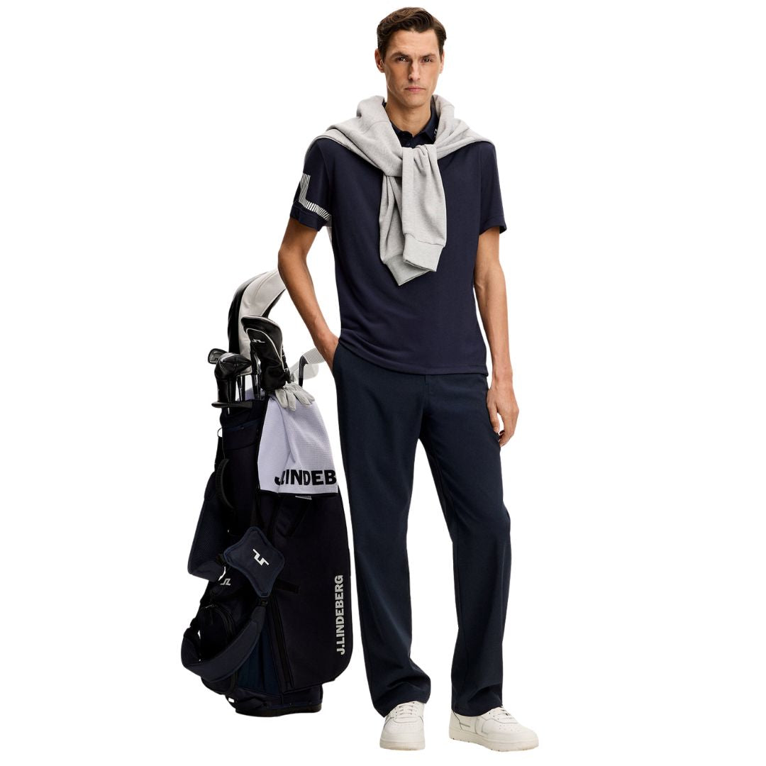 J Lindeberg Heath Polo Shirt - Navy