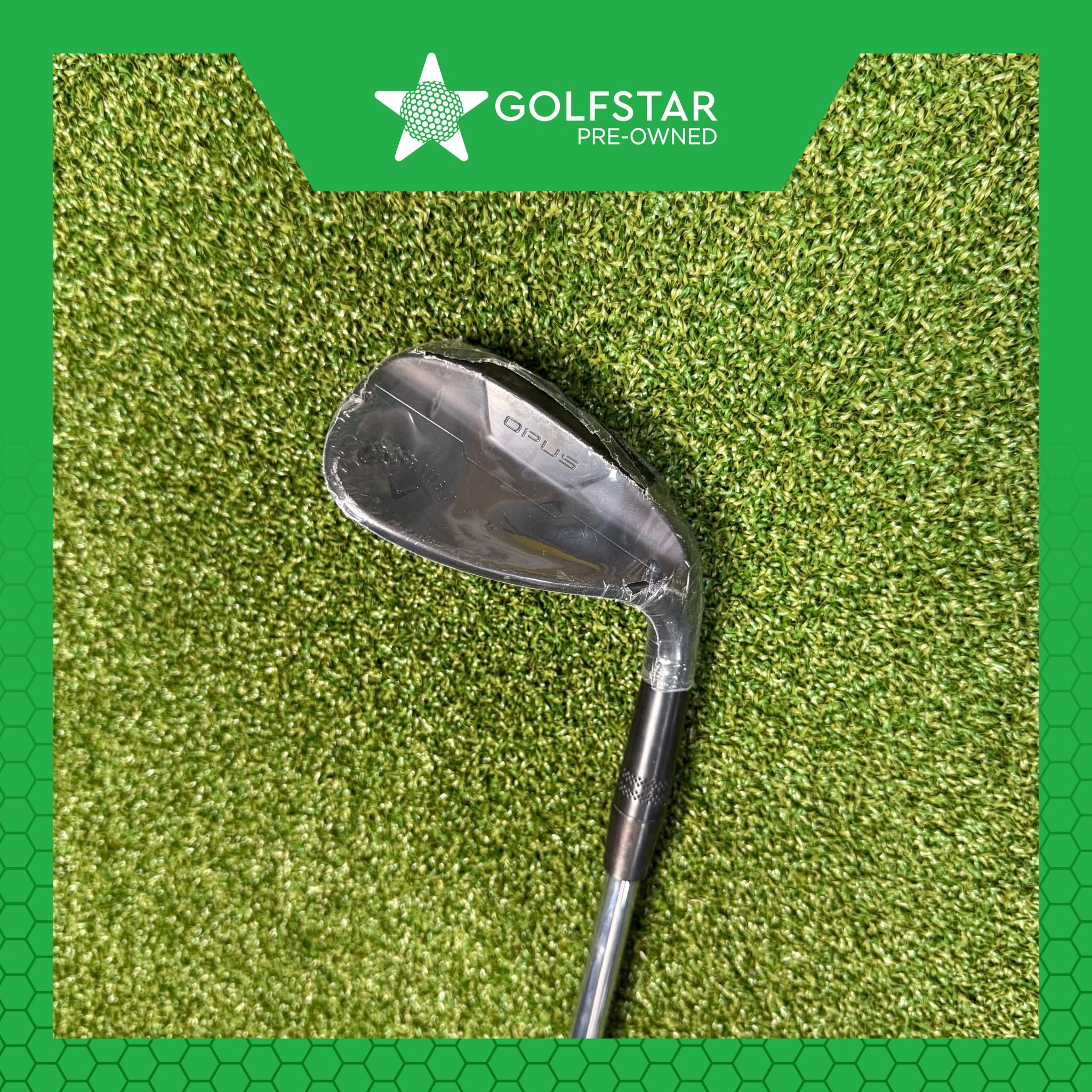 Callaway Opus Black 56 Degree - 14W Bounce - Dynamic Gold MID 115g Wedge - Lamkin Crossline