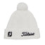 Titleist Tour Pom Pom Beanie - White