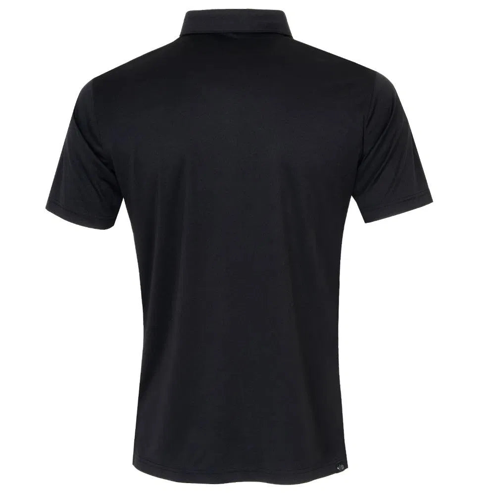 Puma Men's Pure Colourblock Golf Polo (Intense Red & Puma Black)