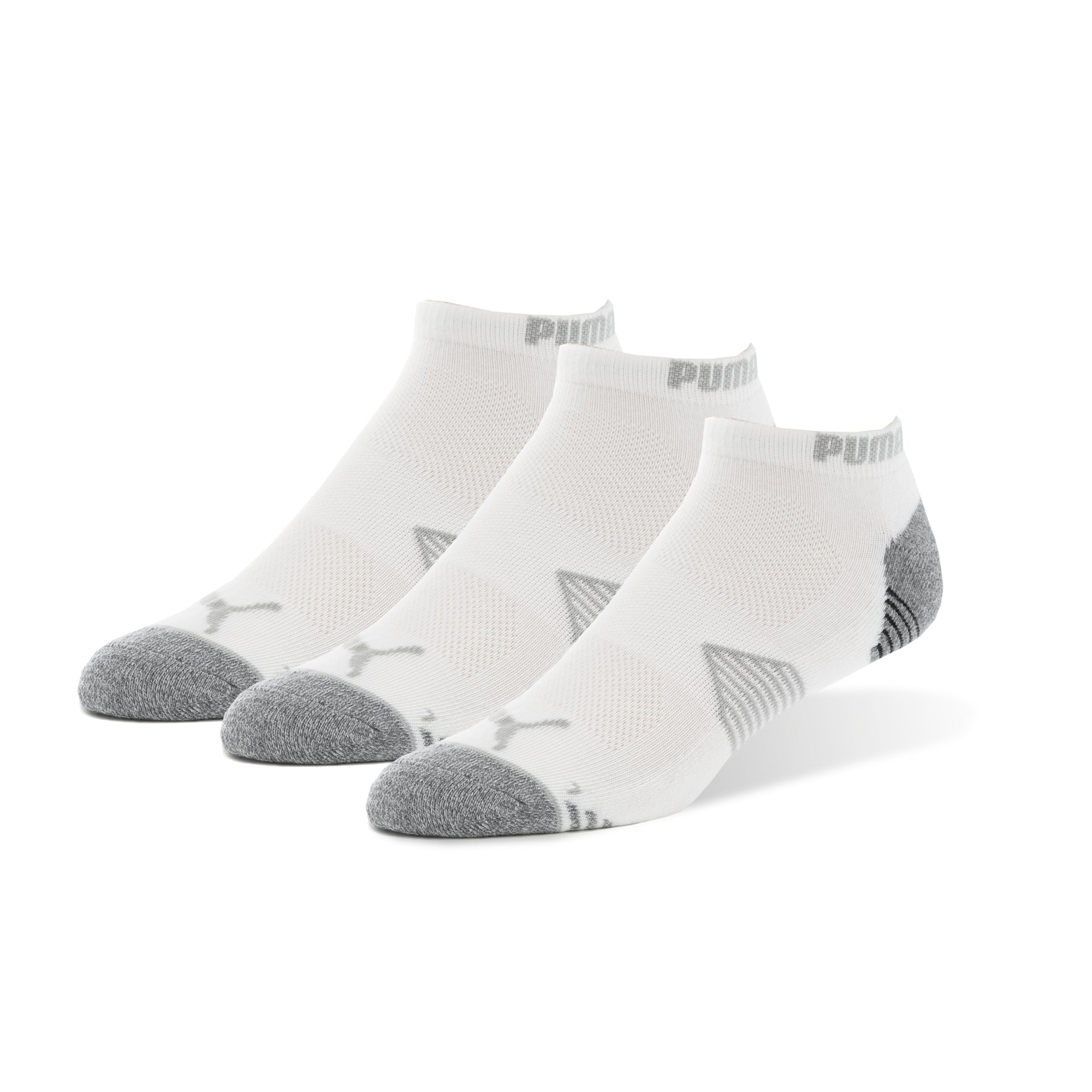 Puma Essential Low Cut 3-Pack of Golf Socks (White)