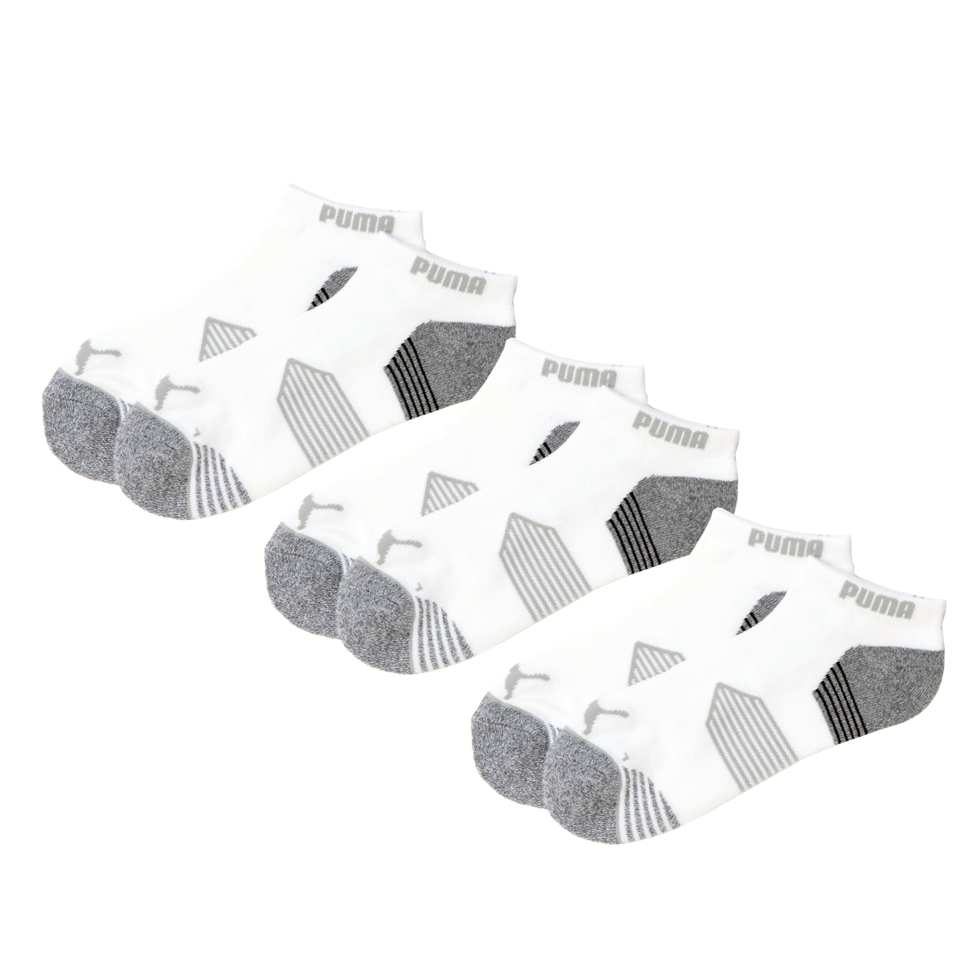 Puma Essential Low Cut 3-Pack of Golf Socks (White)