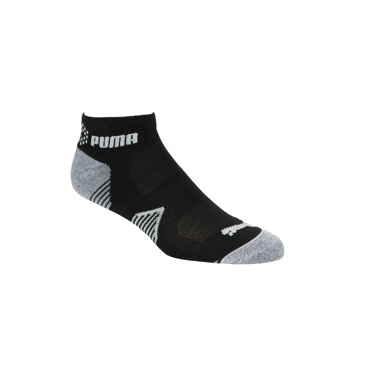 Puma Essential Quarter Cut 3-Pack of Golf Socks (Black)