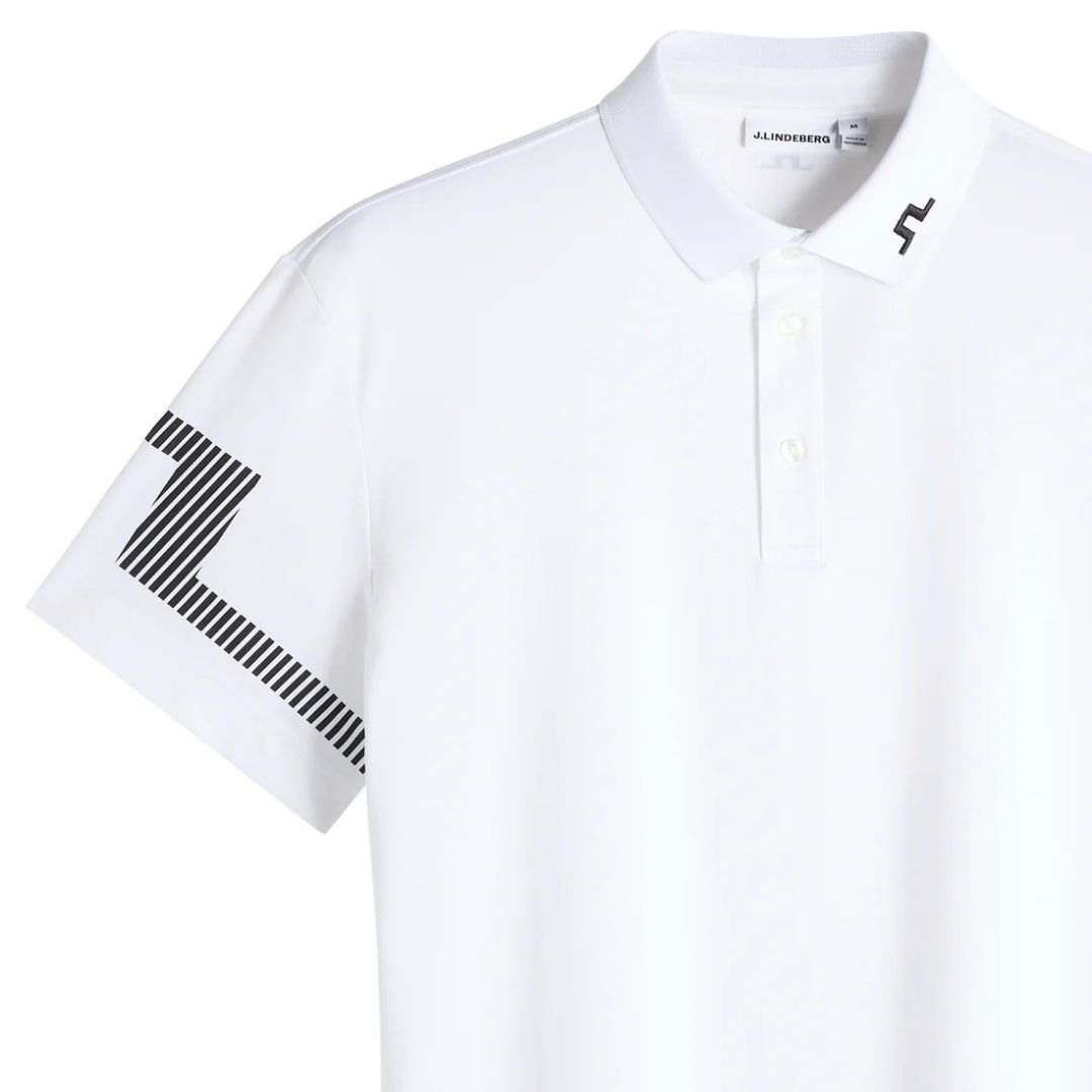 J Lindeberg Heath Polo Shirt - White