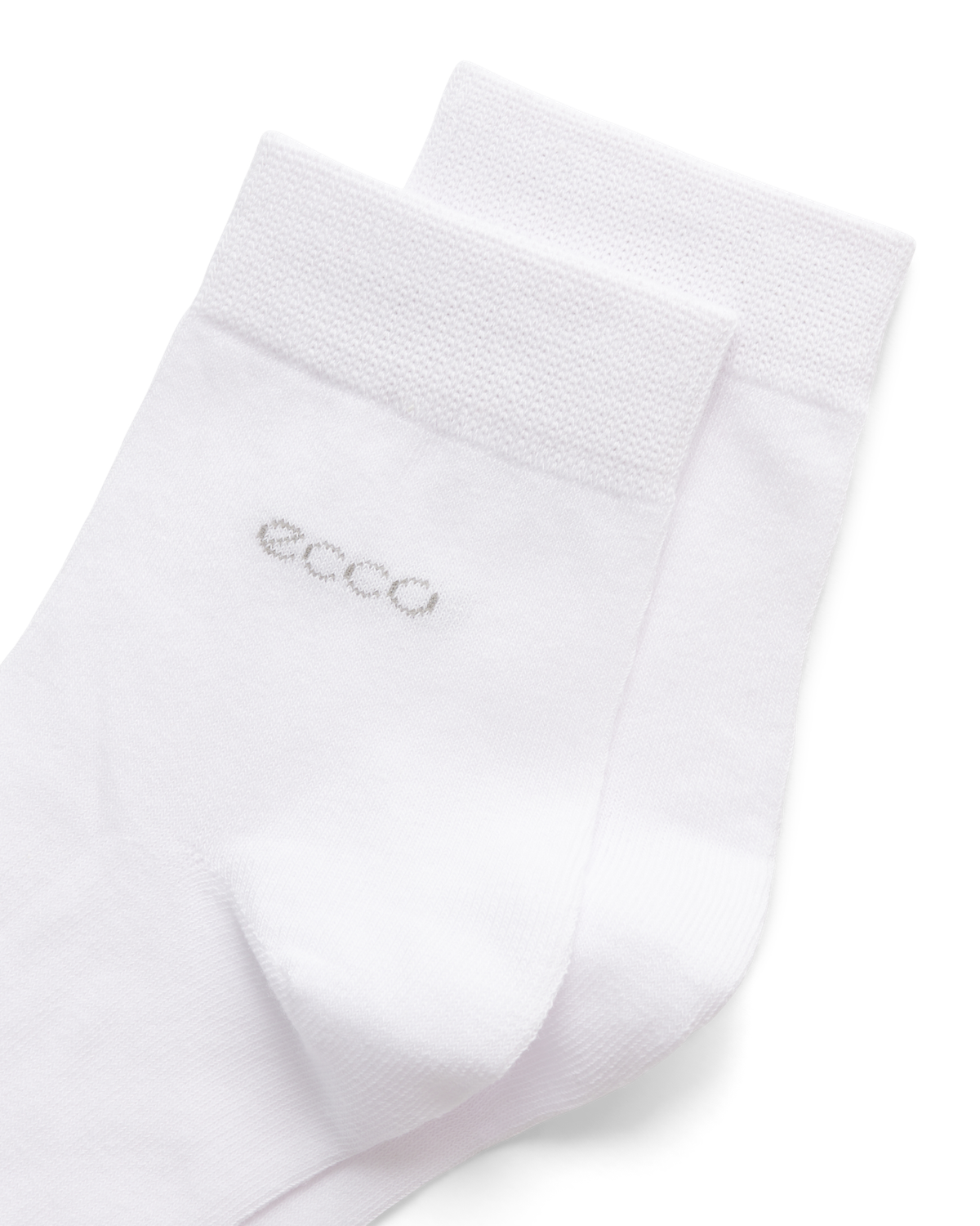 Ecco Classic Ankle Cut Socks - 3 Pack - White