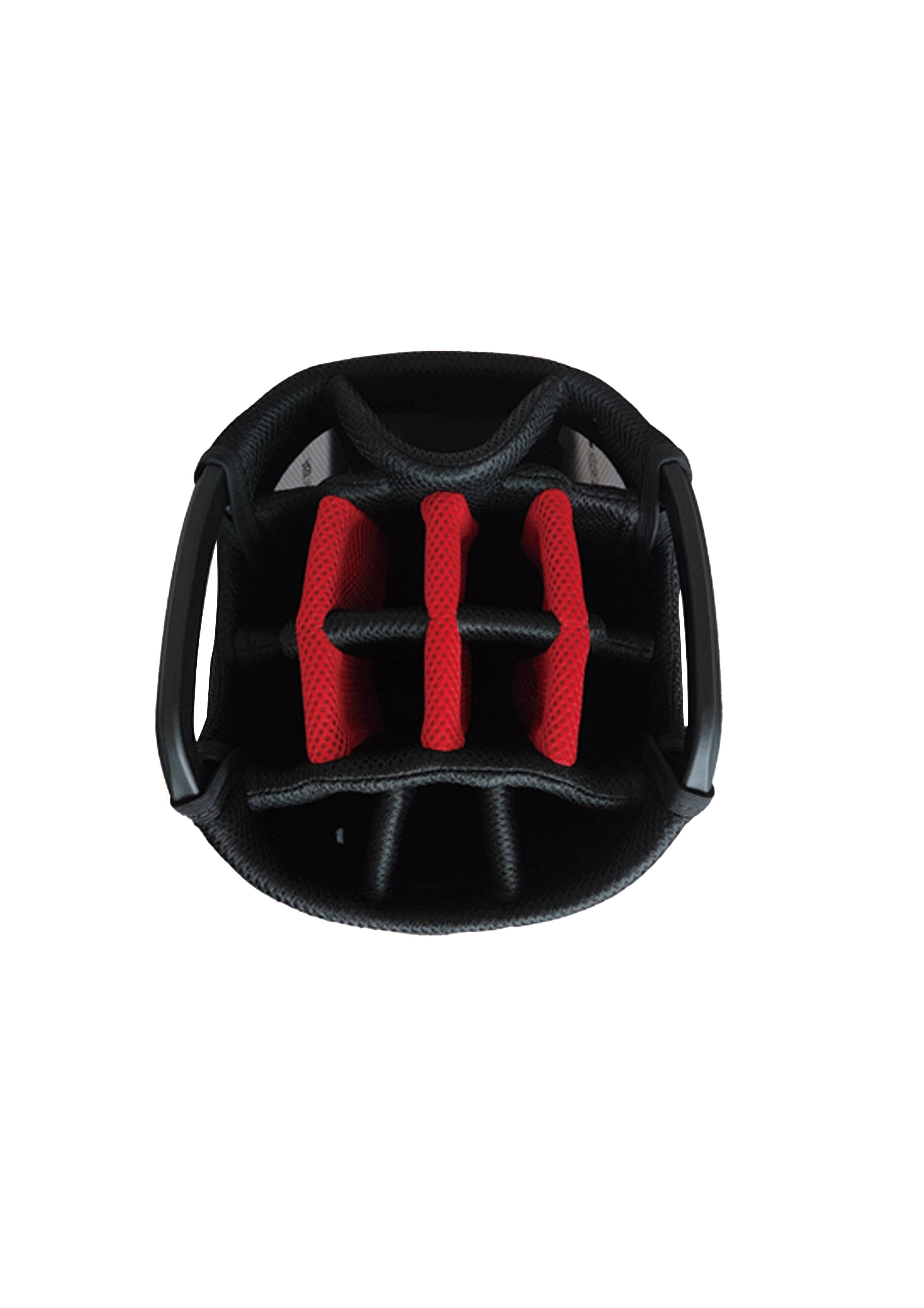 Cobra Signature Golf Cart Bag - Bright White, High Risk Red & Puma Black