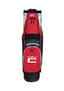 Cobra Signature Golf Cart Bag - Bright White, High Risk Red & Puma Black