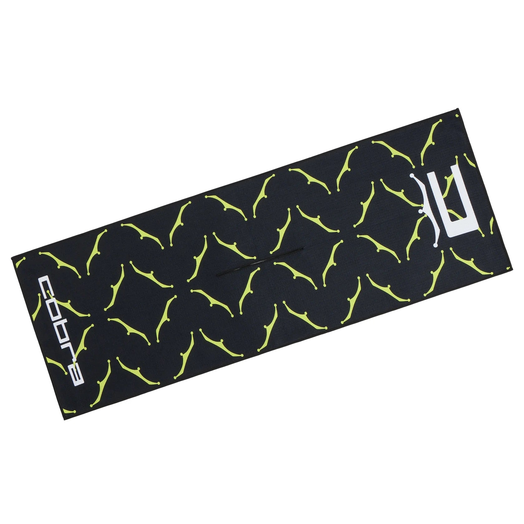 Cobra Microfibre Crown Towel - Black & Yellow