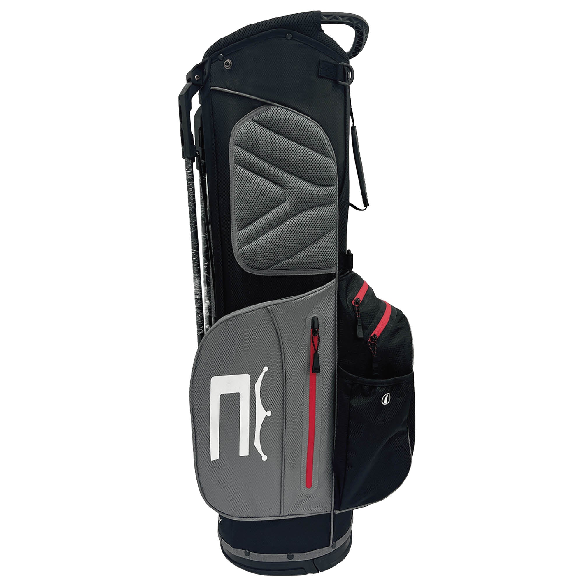 Cobra Ace Waterproof Golf Stand Bag - Quiet Shade, White, Black & Red