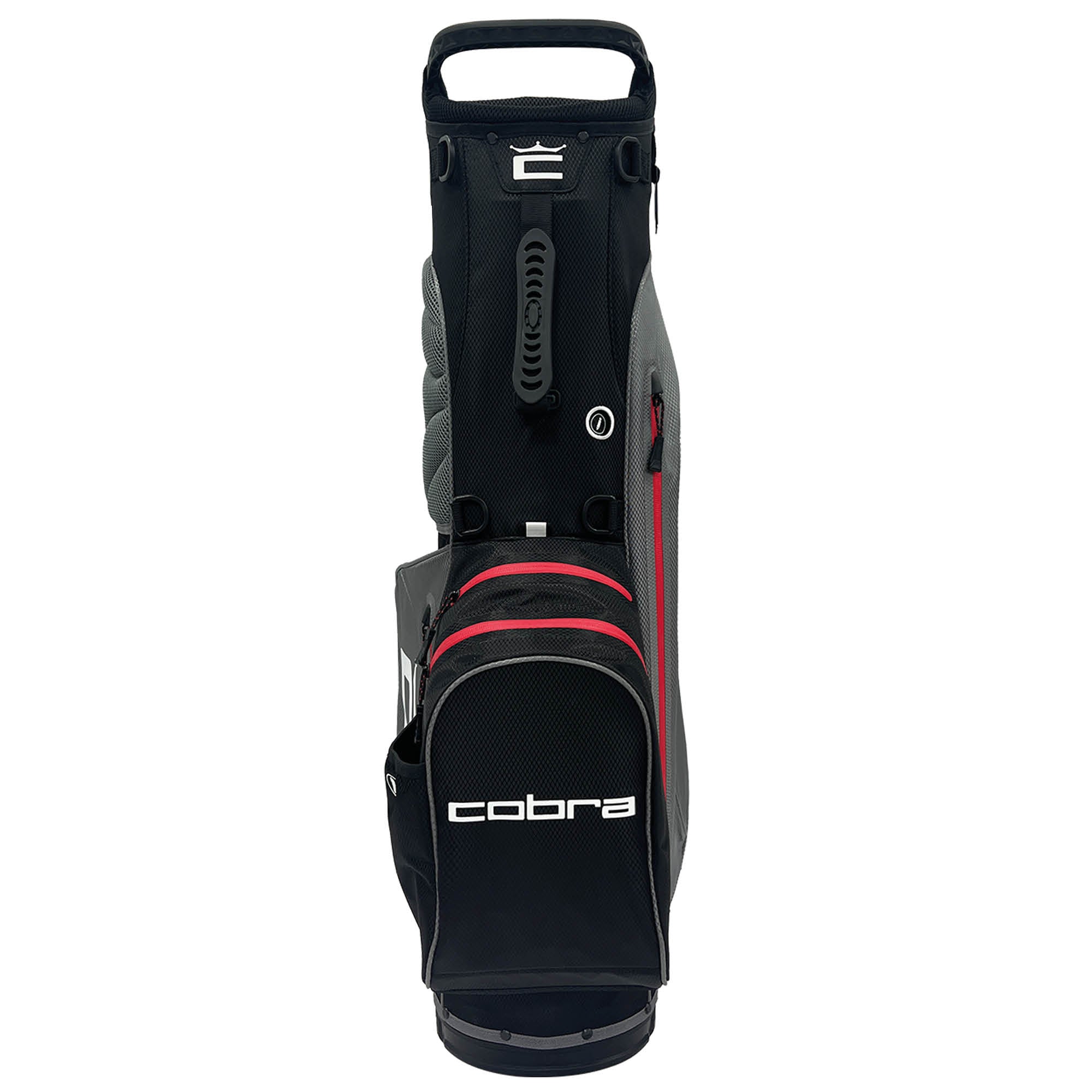 Cobra Ace Waterproof Golf Stand Bag - Quiet Shade, White, Black & Red
