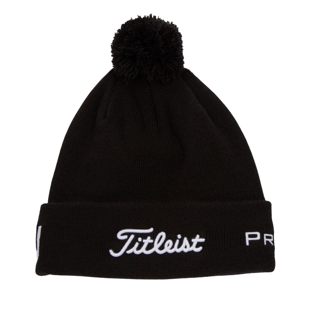 Titleist Tour Pom Pom Beanie - Black
