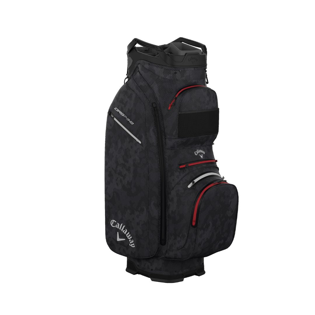 Callaway Org 14 HD Golf Cart Bag - Graphite, Desert Camo & Red